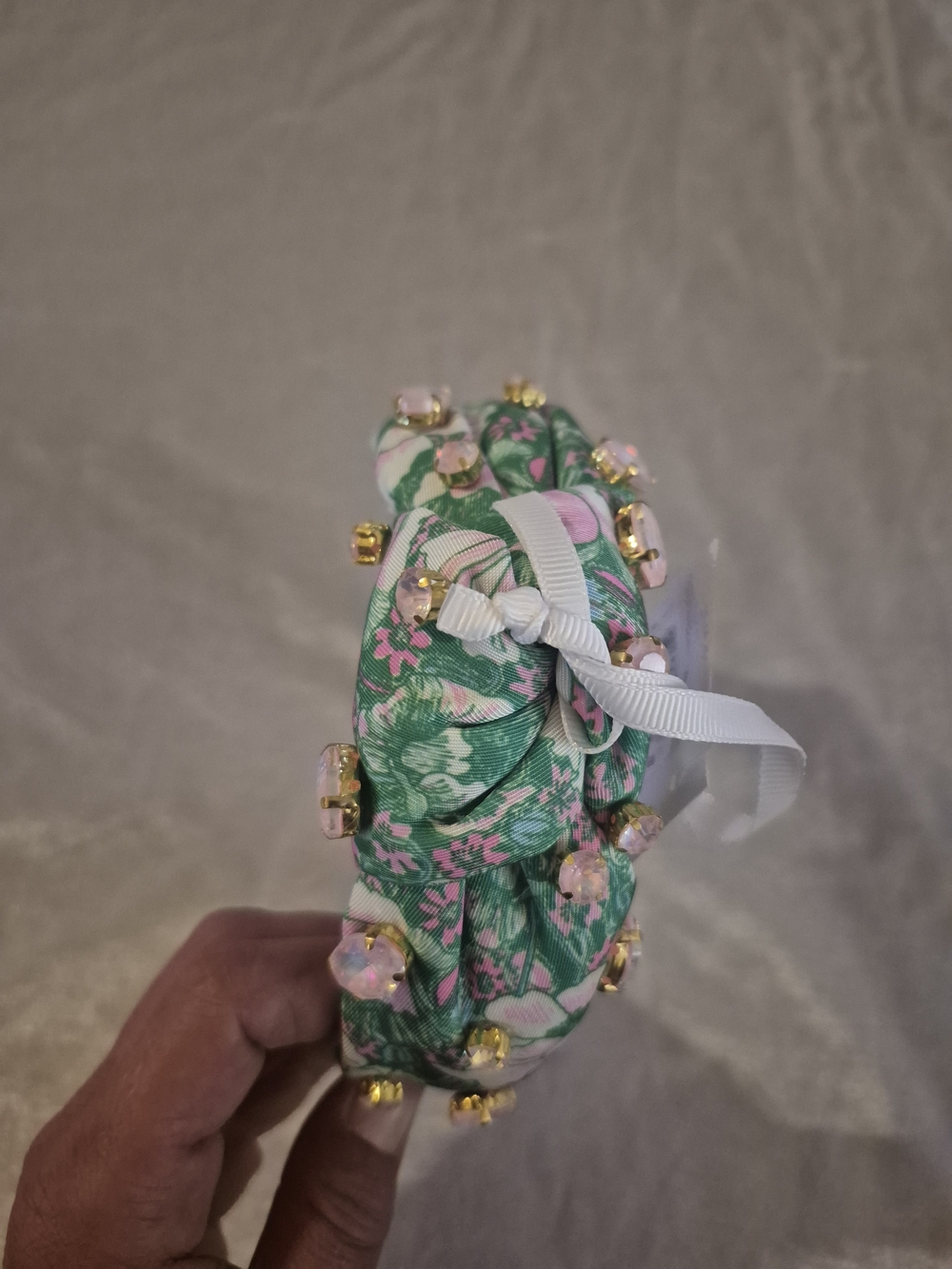Lilly Pulitzer Slim Knot Embellished Headband Poppyland - Picture 5 of 5